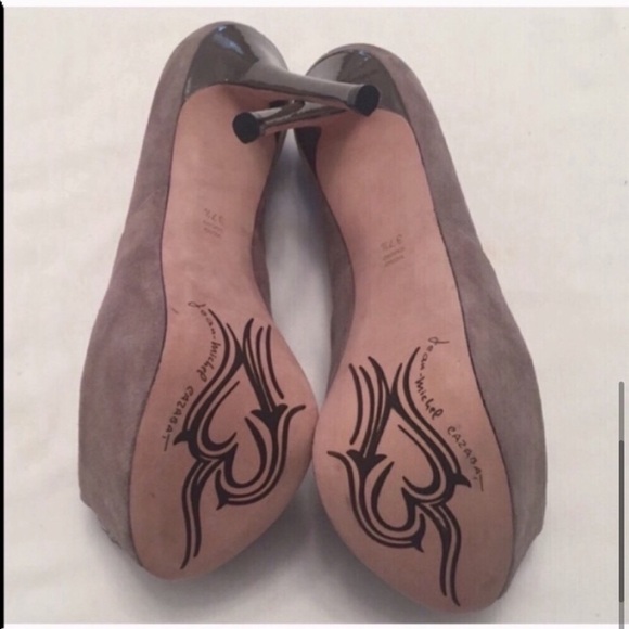 🆕 Jean Michel Cazabat suede platform heels - Picture 7 of 9